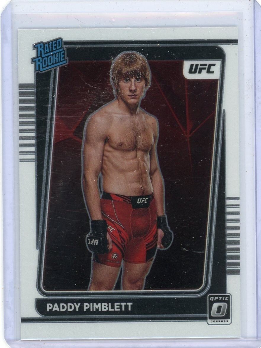 2022 Optic UFC Rated Rookie PADDY PIMBLETT No. 103!