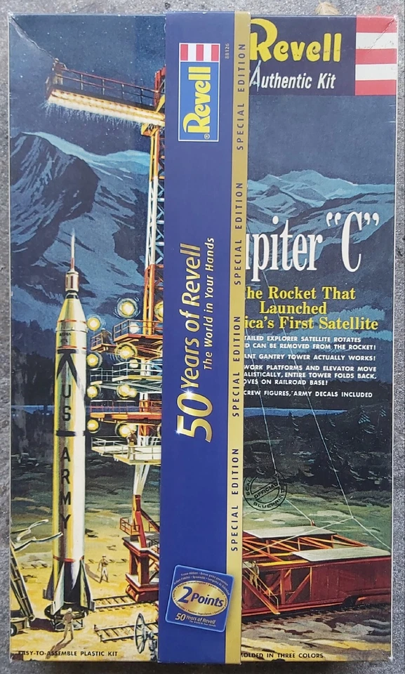 REVELL 50 ANNI YEARS RAMPA DI LANCIO JUPITER "C" SCALA 1:110 - Immagine 2 di 2