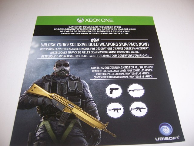 Rainbow Six Siege Gold Weapons Skin Pack Day One Dlc For Xbox One Ebay Rainbow Six Siege Gold Weapons Skin Pack Day One Dlc For Xbox One Ebay