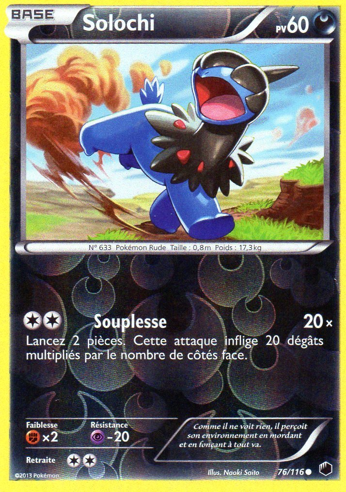SOLOCHI 60PV REVERSE 76/116 - CARTE POKEMON - NEUF | eBay