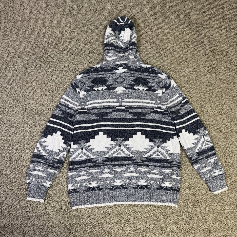 Moletom com capuz American Eagle Aztec Ranch Western masculino XXL Plus EUA - Imagem 4 de 4