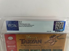 Disney's Tarzan (N64, Nintendo 64) PSA 9.6 A+ New Sealed Graded WATA CGC VGA 1st