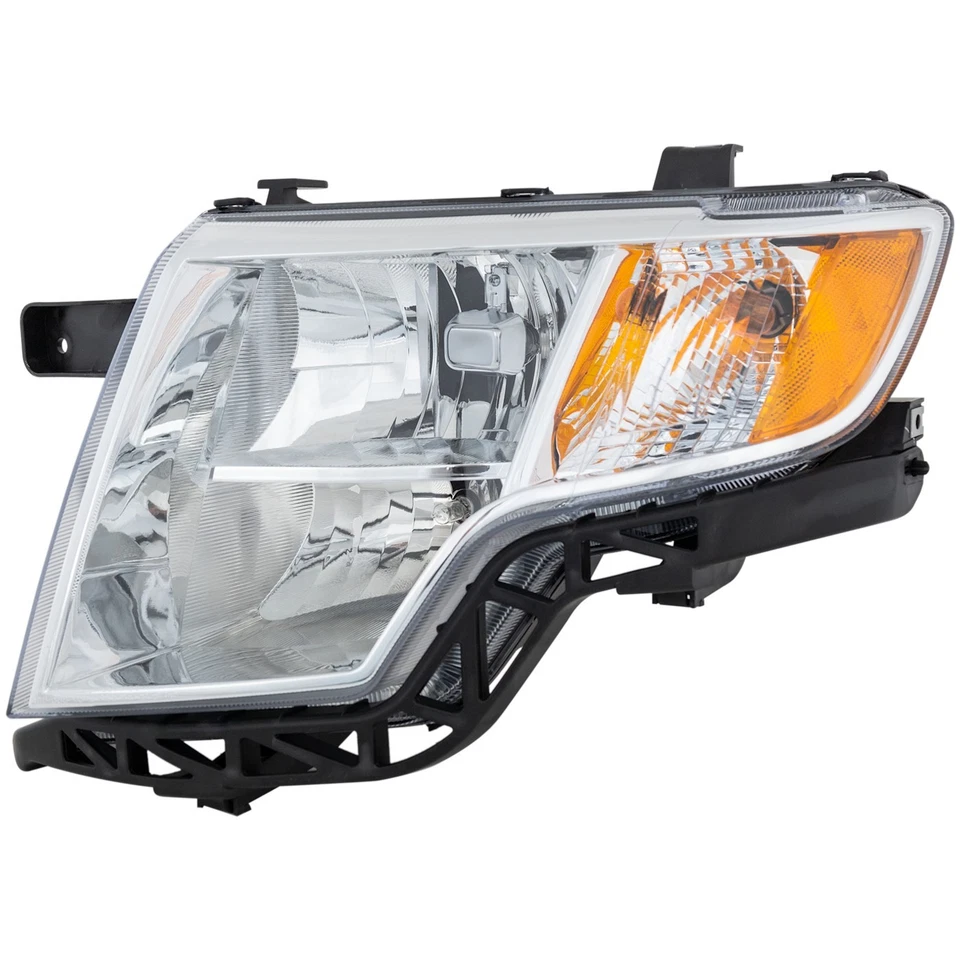 Driver and Passenger Side Headlights For Ford Edge 2007-2010 Halogen with Bulbs - Image 3 of 4