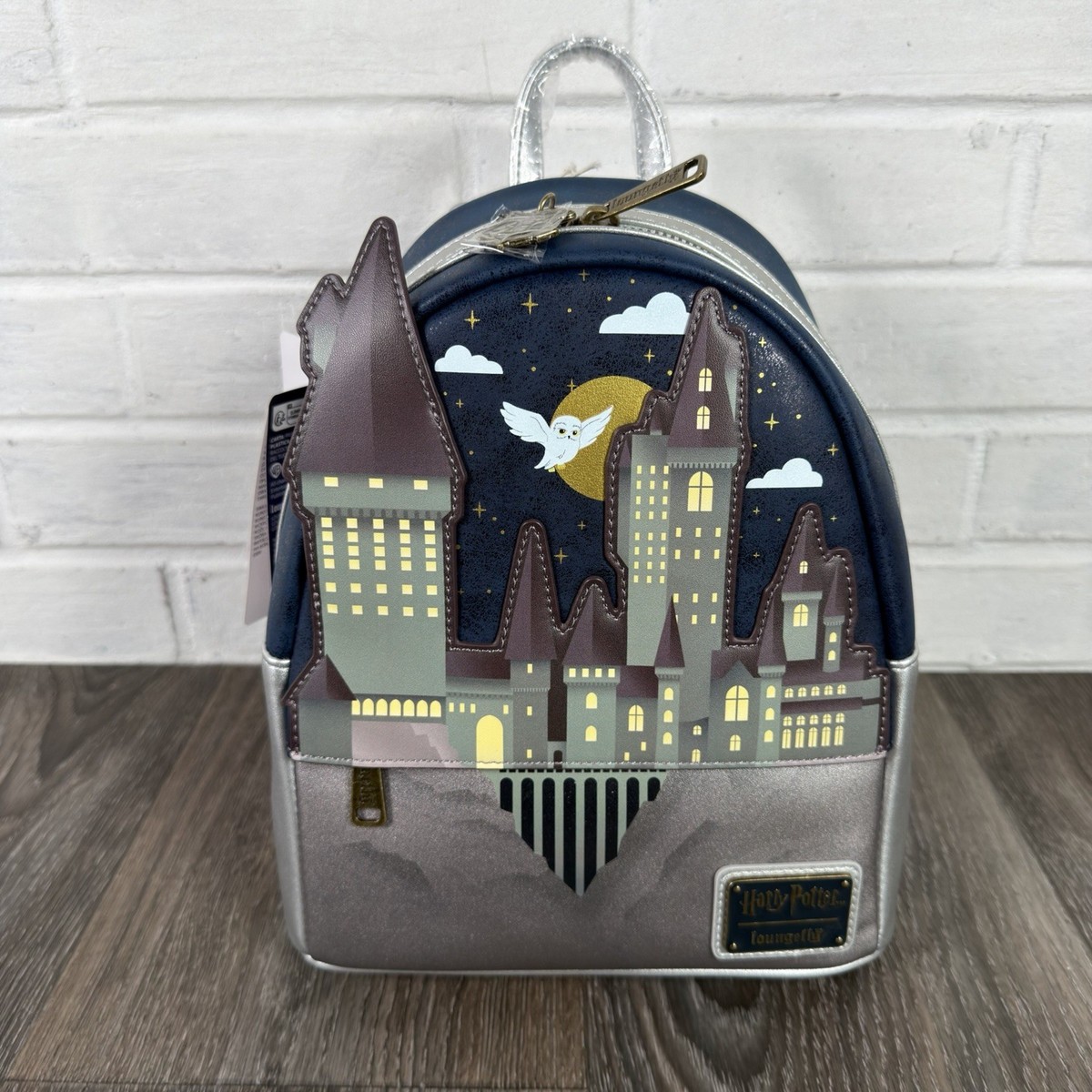 Harry Potter Hogwarts/Hedwig Loungefly Backpack Loungefly Harry Potter Hedwig Hogwarts | Mercari main image 3