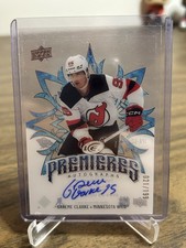 2024-25 Graeme Clarke Upper Deck Ice Hockey Premieres Autographs 021/199