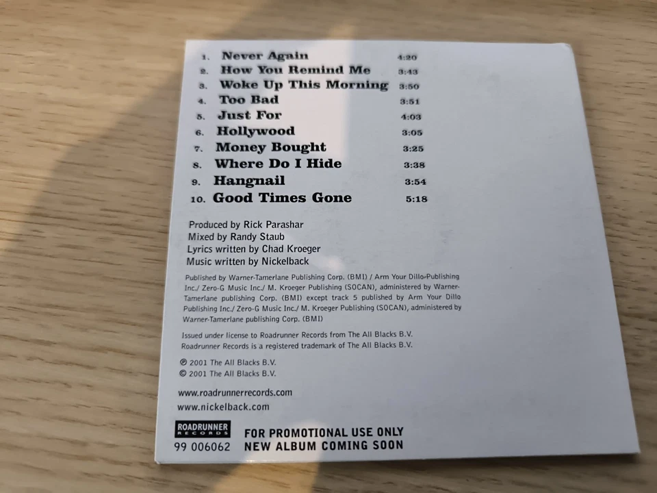 NICKELBACK Silver Side Up (Audio CD, 2001) Rarität! (Bon Jovi, Def Leppard) - Bild 2 von 2