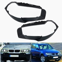 Links+Rechts Klare Frontscheinwerfer Abdeckung FüR BMW X3 E83 04-10 63127162201