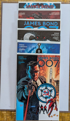 James Bond Garth Ennis #1-6 COMPLETE SERIES in Single Issues Dynamite Comics