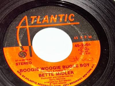 Bette Midler, Boogie Woogie Bugle Boy / Delta Dawn 45 rpm record 231E22