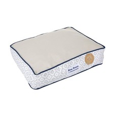 Jonathan Adler Now House for Pets Grey Diamond Cushion Dog Bed, Small Dog Bed...
