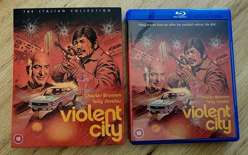 Violent City 88 Films Blu Ray (Region B!) Ltd Ed. with Slipcover + Book + Poster