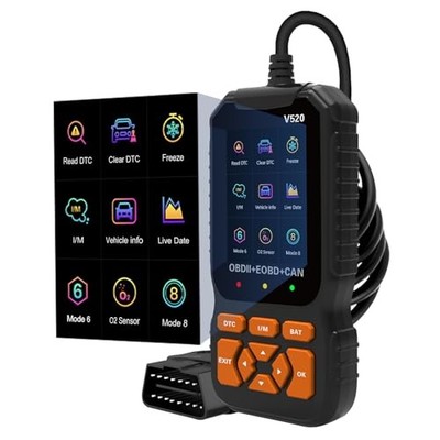  OBD2 Scanner Diagnostic Tool - Advanced Car Code Reader with Check Engine V520