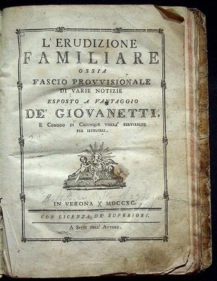 L'Familiengelehrsamkeit d.h. provisorischer Strahl verschiedener Nachrichten: ausgestellt