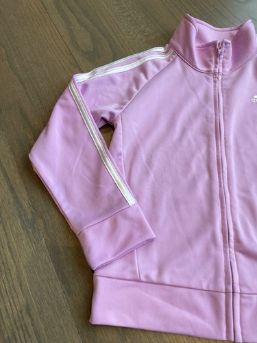 Adidas Girls Lightweight Track Jacket Full Zip Pink Purple Lot Of 2 Size 6 - Picture 9 of 18