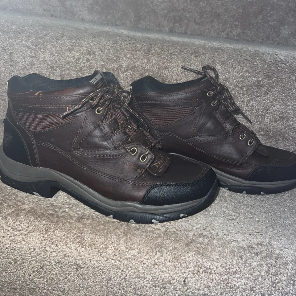 Ariat 10004138 (70063) ATS Womens Terrain Hiking Endurance Brown Boots Sz 9B - Image 2 of 4