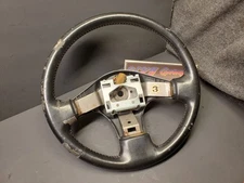 91-94 S13 240SX HR32 Skyline Leather Steering Wheel Cruise Control 4843053F10 #2