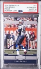 2016 PANINI PLATES & PATCHES PROOF #61 TOM BRADY PSA AUTHENTIC DNA AUTO 10