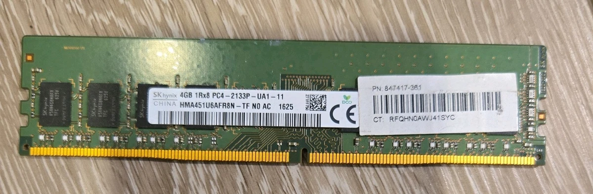PC4-17000 (DDR4-2133) Bus Speed UDIMM Computer Memory (RAM) for