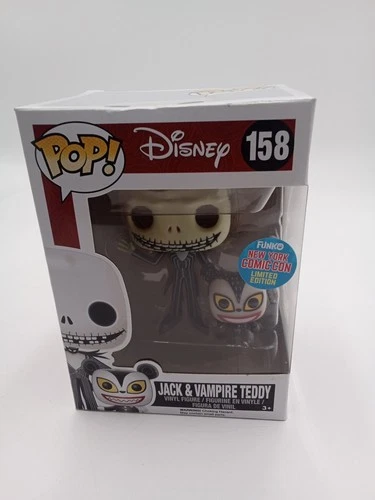 Funko Pop!	Disney A Nightmare Before Christmas #158 NYCC Jack & Vampire Teddy