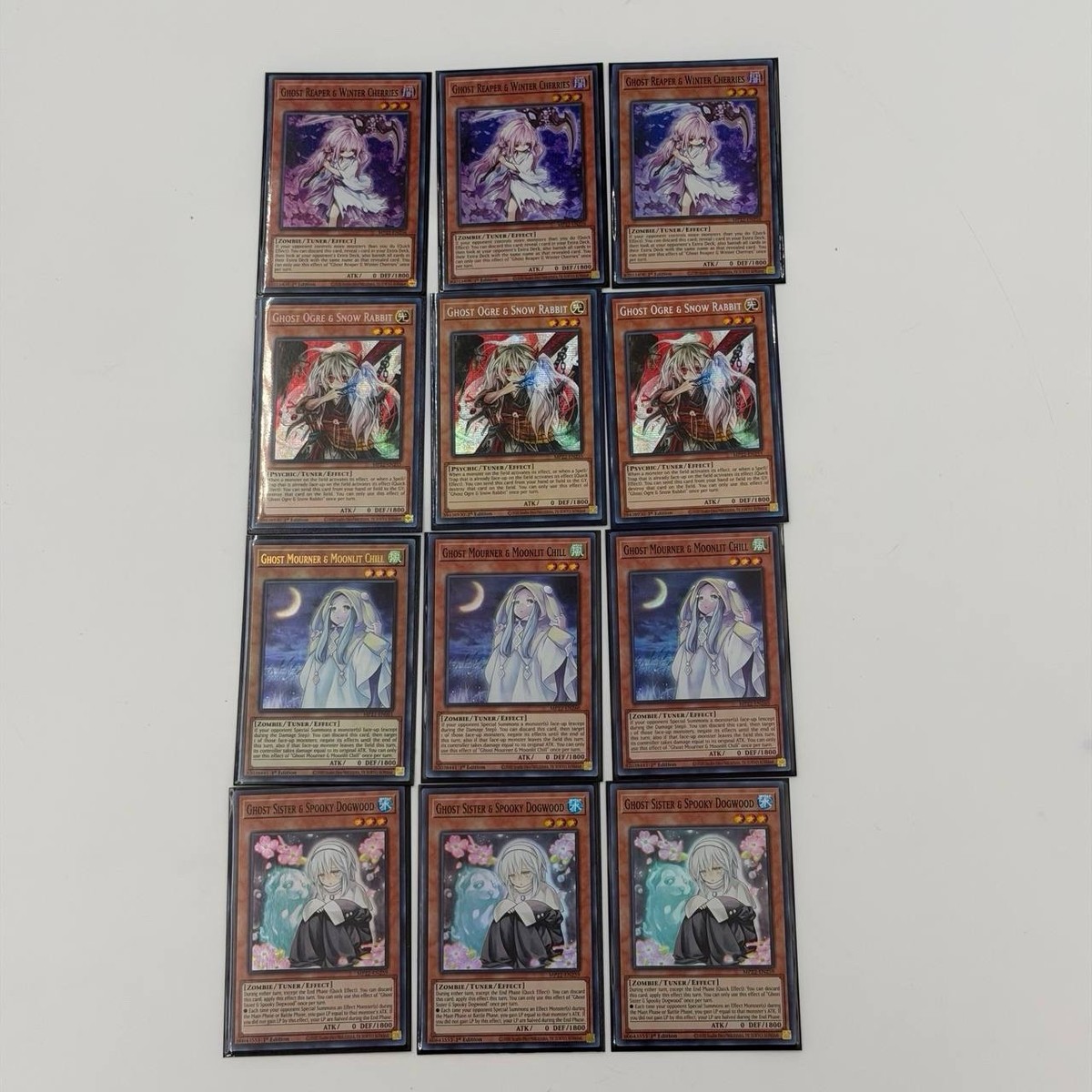 Yu-Gi-Oh Hand Trap Playset x12 – Ghost Ogre, Mourner, Reaper