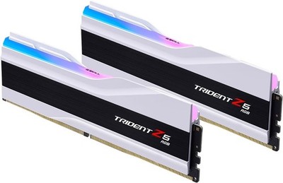 G.Skill Trident Z5 RGB 64GB (2 x 32GB) DDR5 6400 CL32 Desktop RAM XMP White