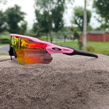 NEW Oakley Radar EV Path Black/Pink PRIZM Sunglasses OO9208