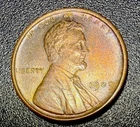 1909 VDB Lincoln Wheat Cent-AU Red/Brown Details