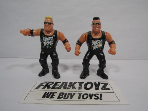 1992 Hasbro WWF  The Nasty Boys Brian Knobbs & Jer...