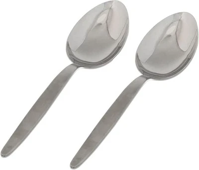 Chef Kunz Spoon Set | Pack of 2 | 18/10 Stainless Steel Plating Spoons