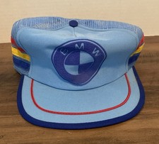 USA Original Vintage 3 Stripe BMW Snapback Hat Blue Red Yellow Snapback Mesh