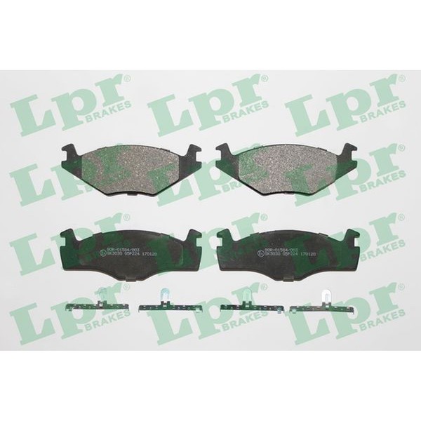 LPR 05P224 Bremsbelagsatz, Scheibenbremse-image