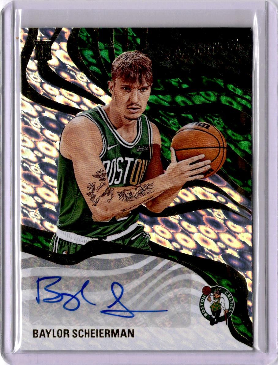 2024-25 Panini Revolution #RS-EIE Baylor Scheierman Revolution Signatures