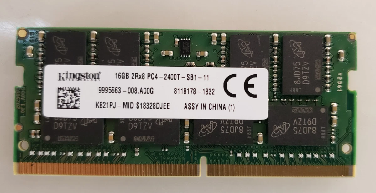 Kingston SO-DIMM 16 GB Computer Memory (RAM) for sale | eBay