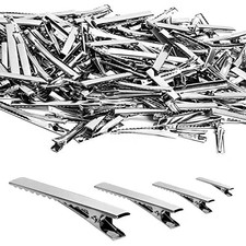 170 Pcs 3 Sizes Metal Alligator Hair Clips for Women Bows Making Crafts