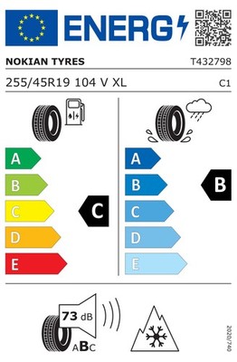Étiquette pneumatique
