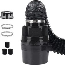 Upgraded Version -  3 in 1 Indoor Dryer Vent Kit with Lint Trap Dryer Lint Catch