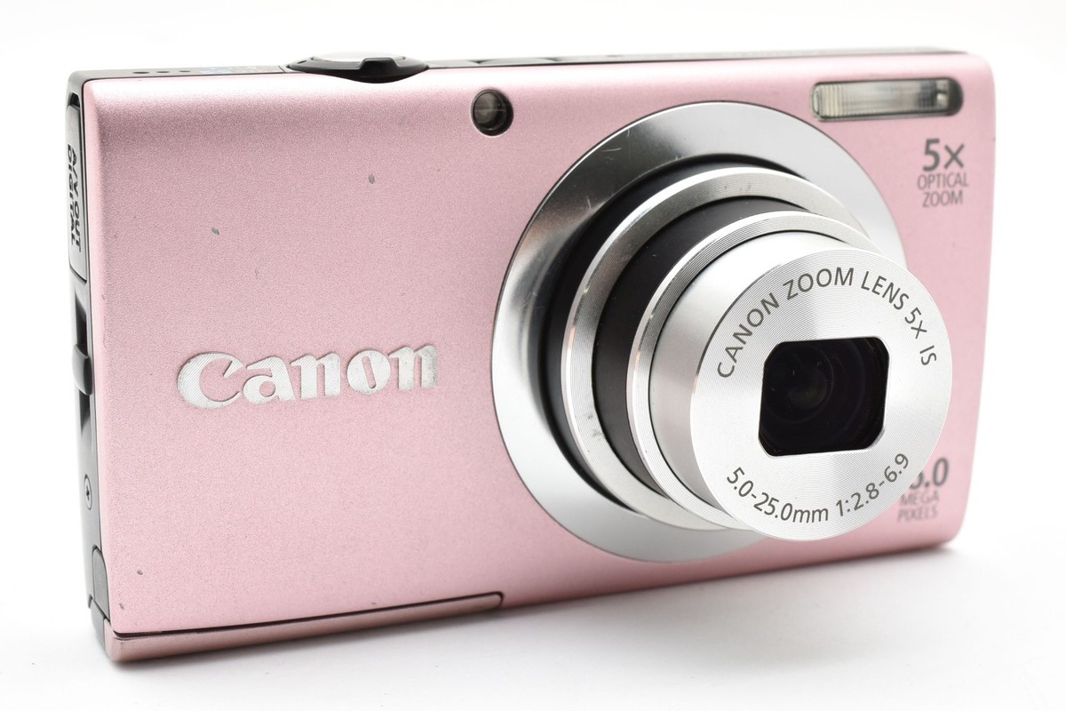 Canon PowerShot A2400 IS Pink Compact Digital Camera Tested From