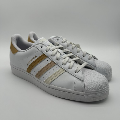Adidas Originals Superstar HP5500 weiß khaki Leder Skate DDJJ62 Herren Größe 10 - Bild 3 von 7