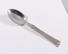 L&ouml;ffel D&auml;nemark Jens Sigsgaard 1934 Silber Handarbeit Denmark Danish Art-Deco