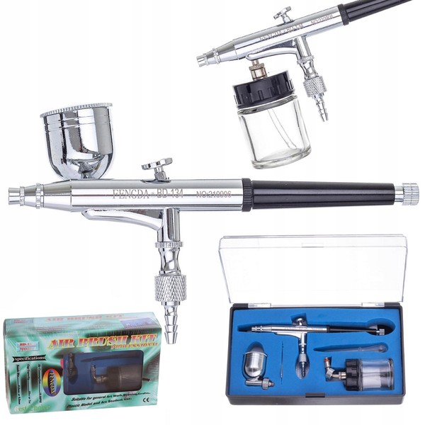 Profi Airbrush Spritzpistole BD-134 Double Action 0,3Mm DüSe-image