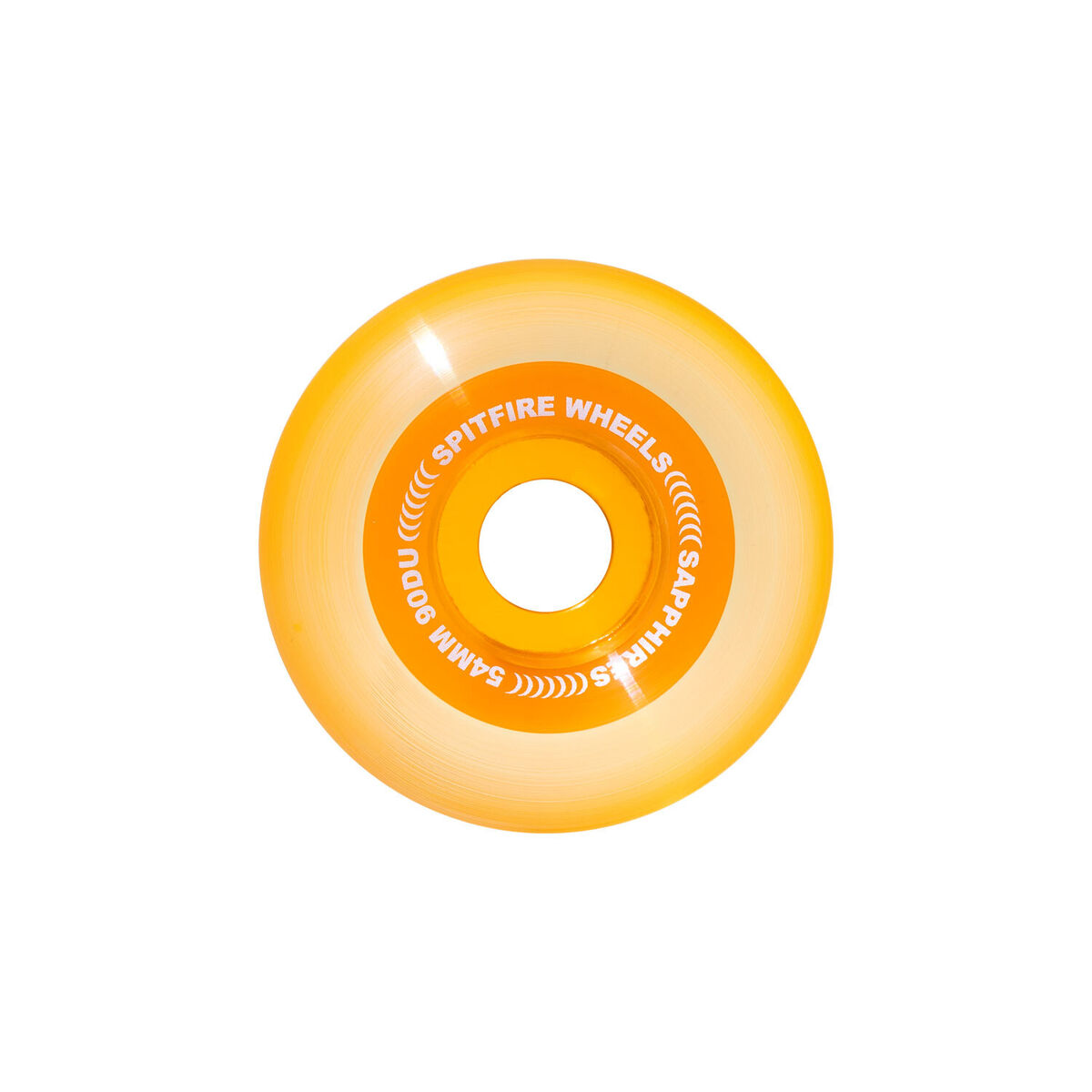Spitfire Skateboard Wheels 54mm Sapphire 90A Orange Soft and Spitfire Skateboard Wheels 54mm Sapphire 90A Orange Soft and