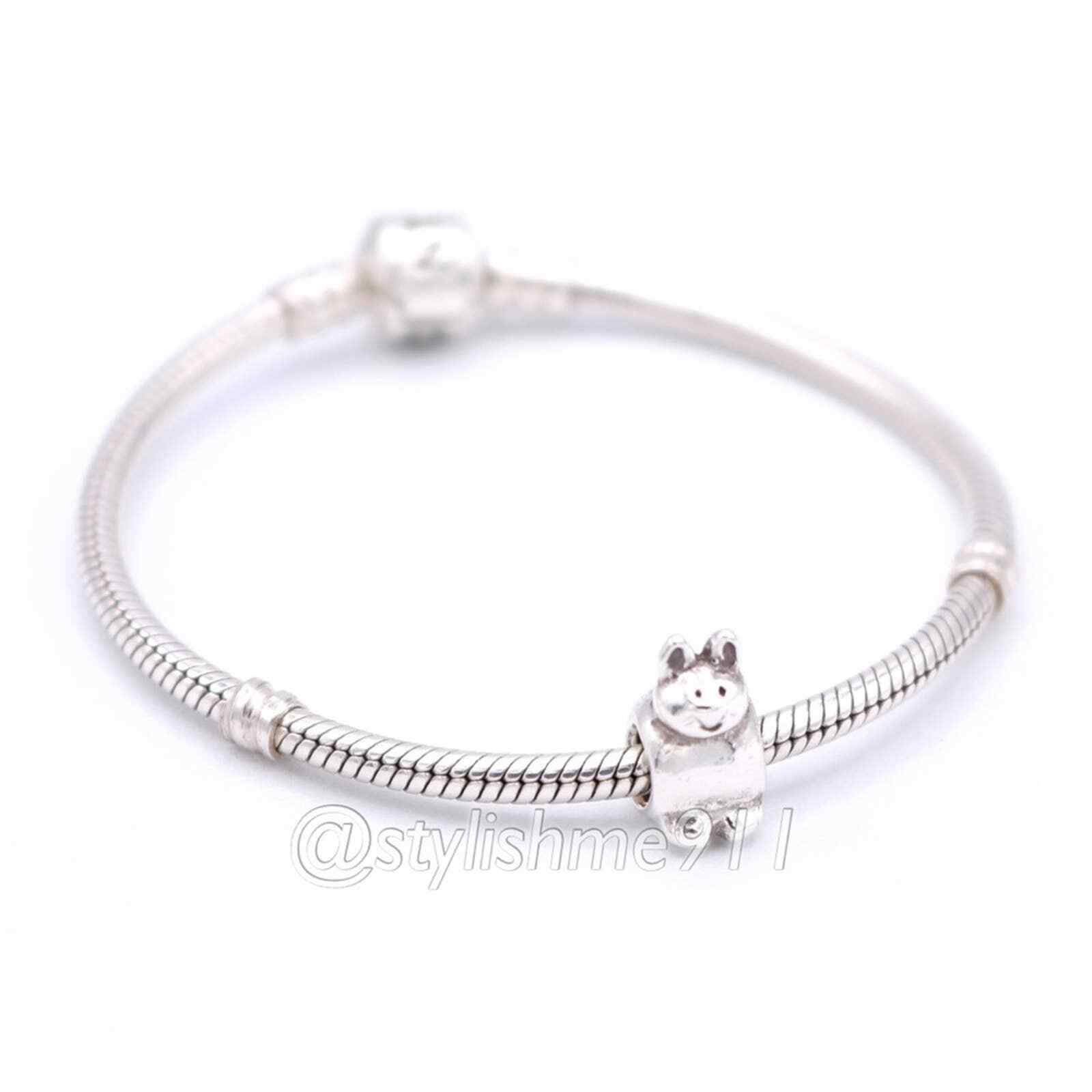 Authentic PANDORA Sterling Silver Kitty Cat Charm - image 5