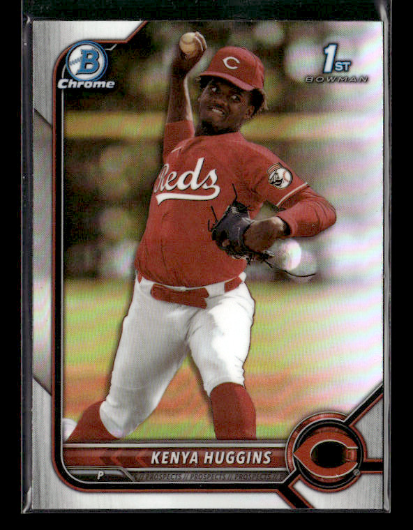 2022 Bowman Draft #BDC-140 Kenya Huggins Chrome Refractor