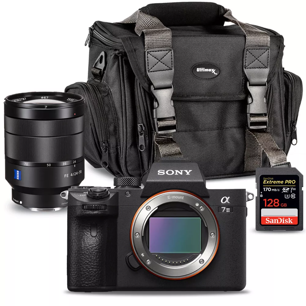  Sony a7 IV Mirrorless Camera + 64GB Extreme Pro SD Card +  Camera Bag : Electronics