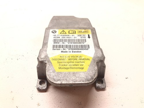 BMW 5ER E60 LCI AIRBAG ECU STEUERMODUL - 9160558