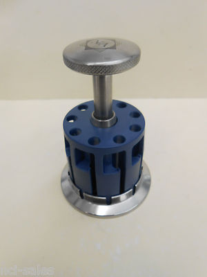 MILLIPORE NOVASEPTIC 316L/1.4435 HN 572165 2.0mm 9 PORT SEPTUM/TC HOLDER