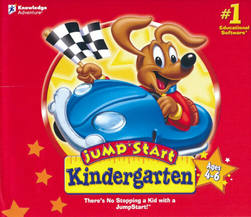 JumpStart Kindergarten PC Pre-Reading Phonics Vocabulary Spelling Jump Start   - Picture 1 of 1