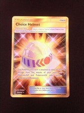 Choice Helmet 229/214 Lost Thunder GOLD Secret Rare Holo Near Mint - NM !!