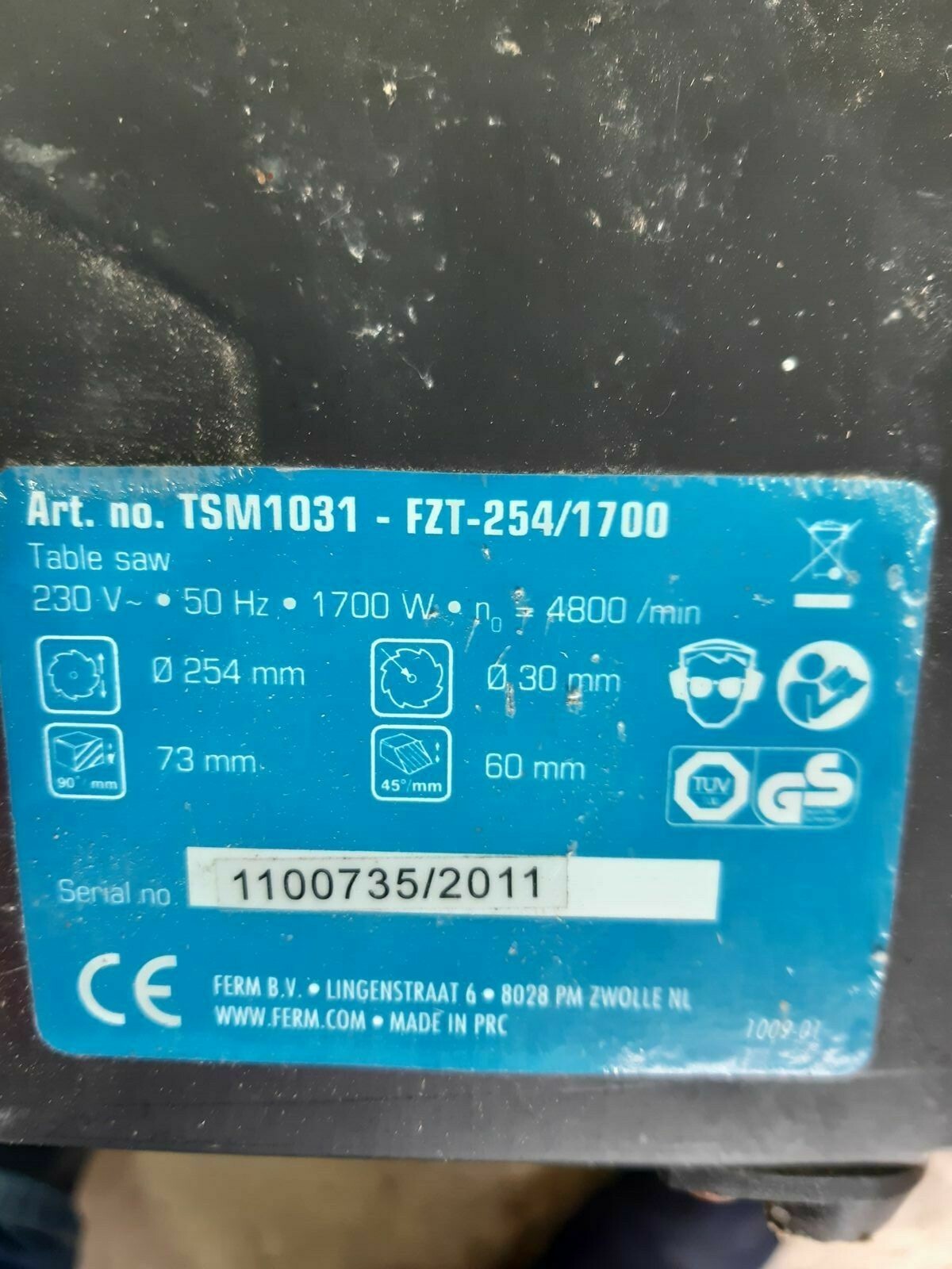 Image of Ferm TSM1031 eBay