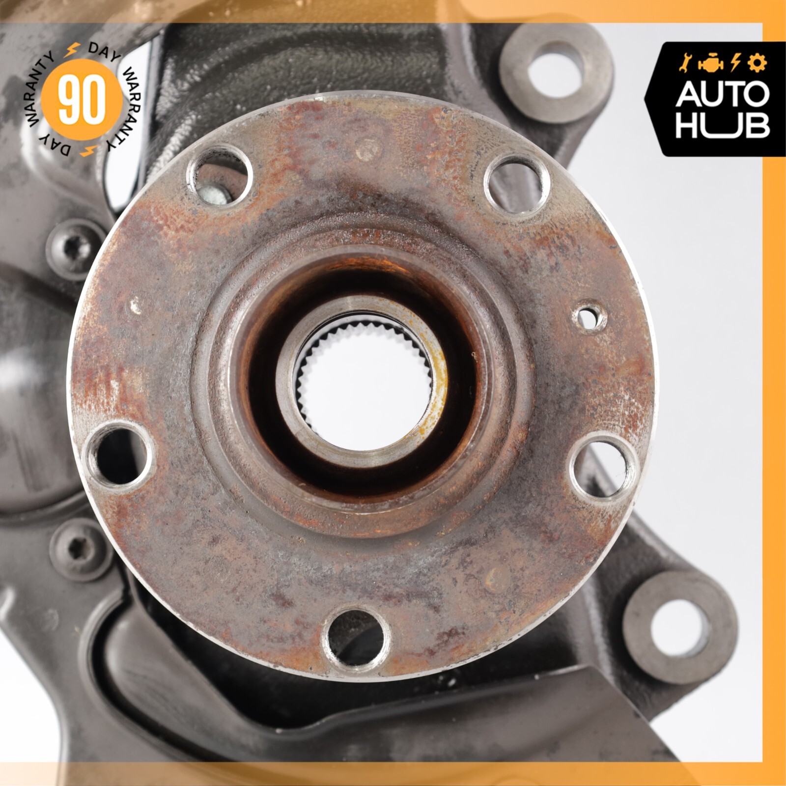 03-07 Bentley Continental GT Coupe Front Left Side Spindle Knuckle Hub OEM 81k